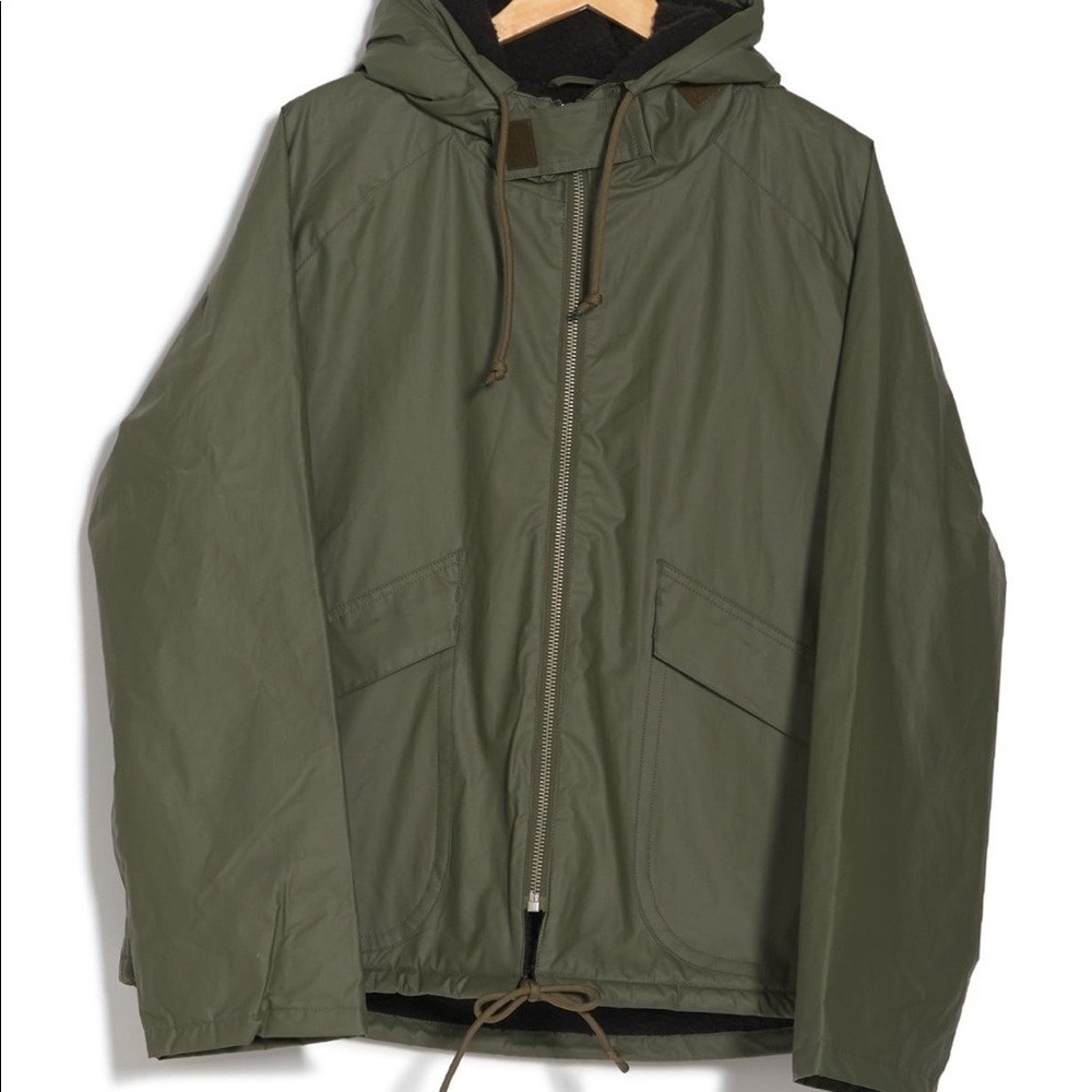 NWT Yeezy Windbreaker Jacket Military Stone L